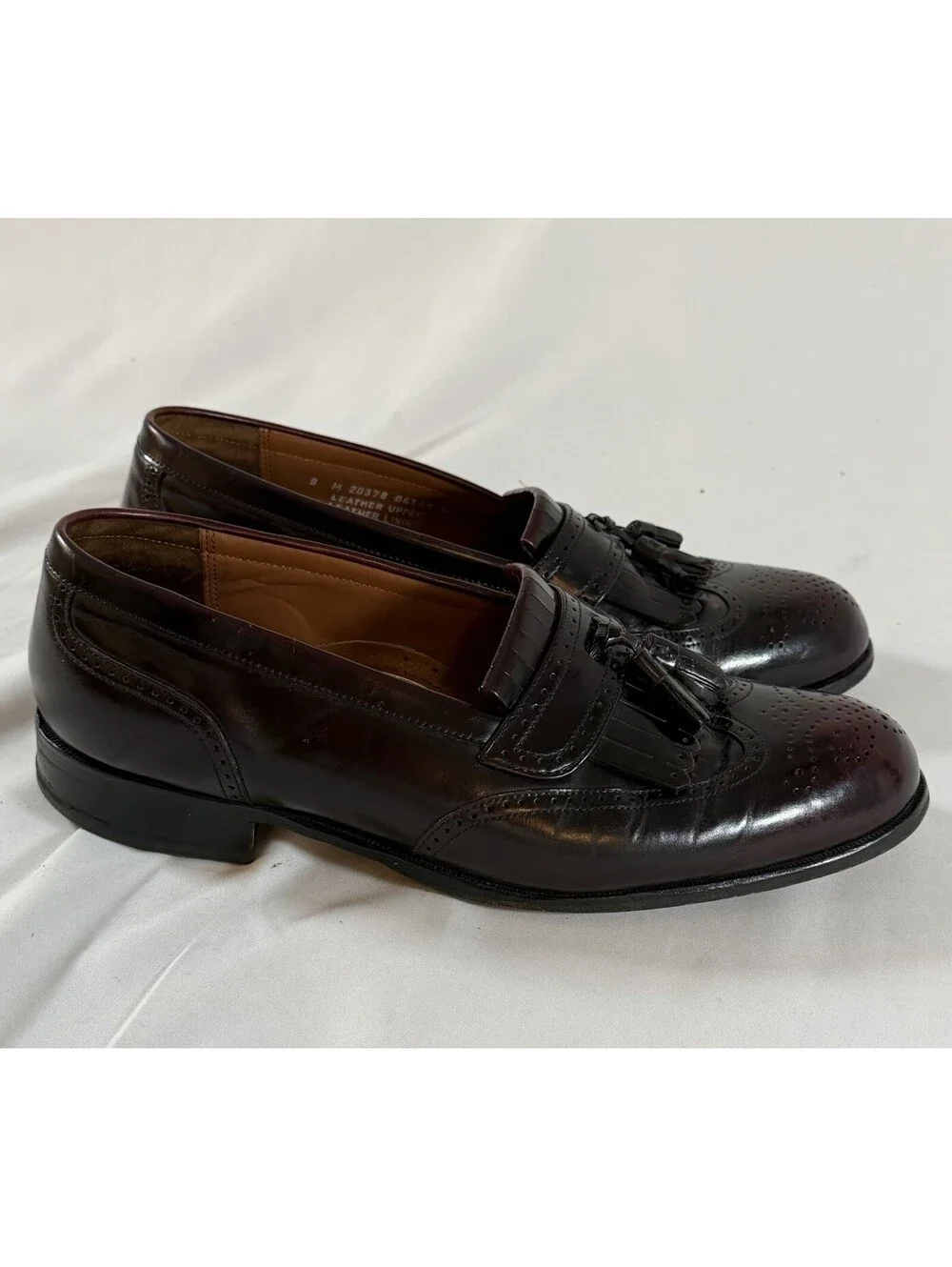 Bostonian Wingtip Tassle Loafers - Size 9